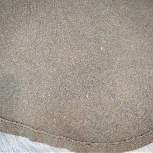 WILDFOX tank olive or army green with large logo - Picture 5 of 5